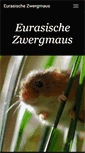Mobile Screenshot of eurasische-zwergmaus.de