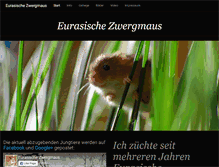 Tablet Screenshot of eurasische-zwergmaus.de